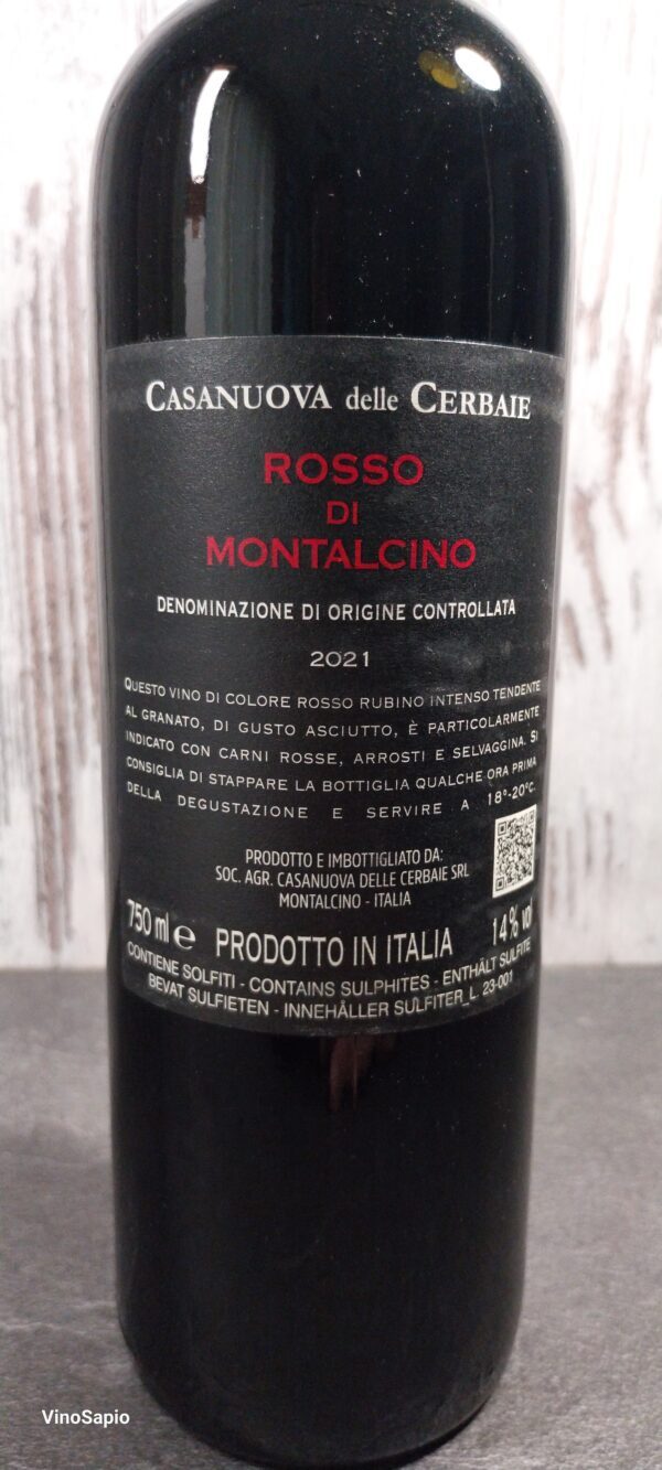 Rosso Di Montalcino label